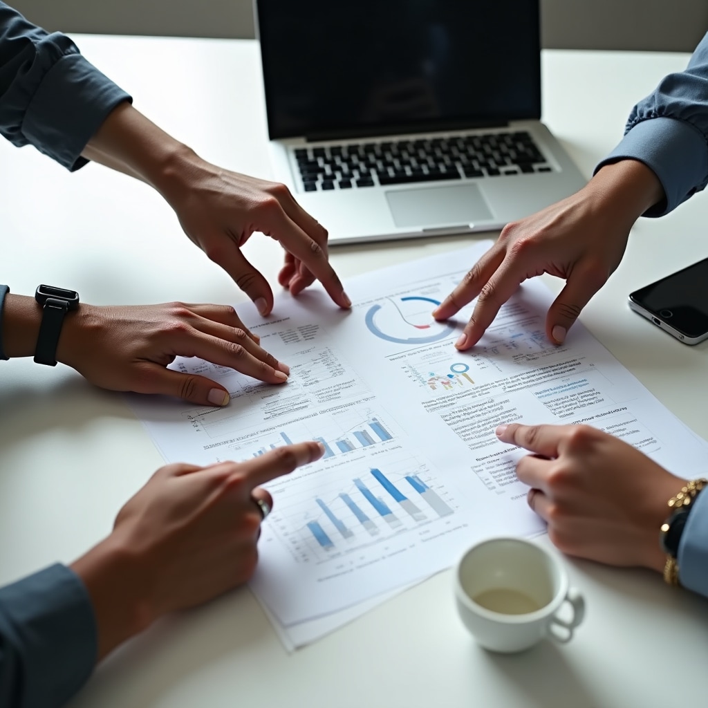 Professionals collaborating on investment structure planning