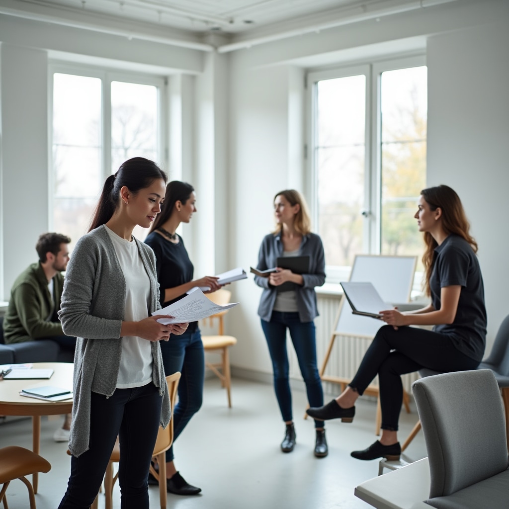 Educational environment emphasizing structured learning